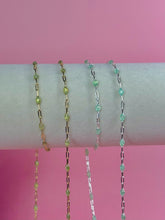 Sunburst Enamel Chain - Lime-SQ9699342