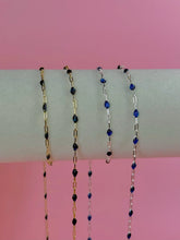 Sunburst Enamel Chain - Navy-SQ3220001