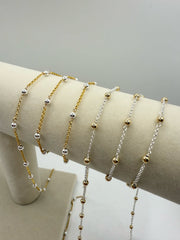 Mixed Metal Satellite Chain with-SQ1443096
