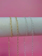 Mini Hammered Heart Chain-SQ9726910