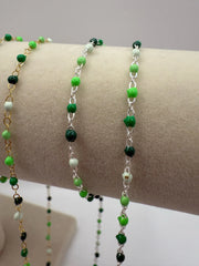 Enamel Cable Chain - Greens-SQ6301387