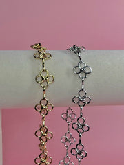 Stainless Steel Chunky Flower Chain-SQ2565287