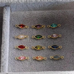 Marquise Birthstone Connectors-SQ9641817
