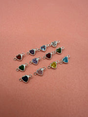 Heart Birthstone Connectors-SQ6866014