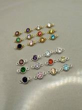 Round Birthstone Connectors-SQ2083538