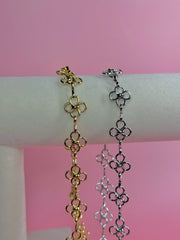 Stainless Steel Chunky Flower Chain-SQ2565287