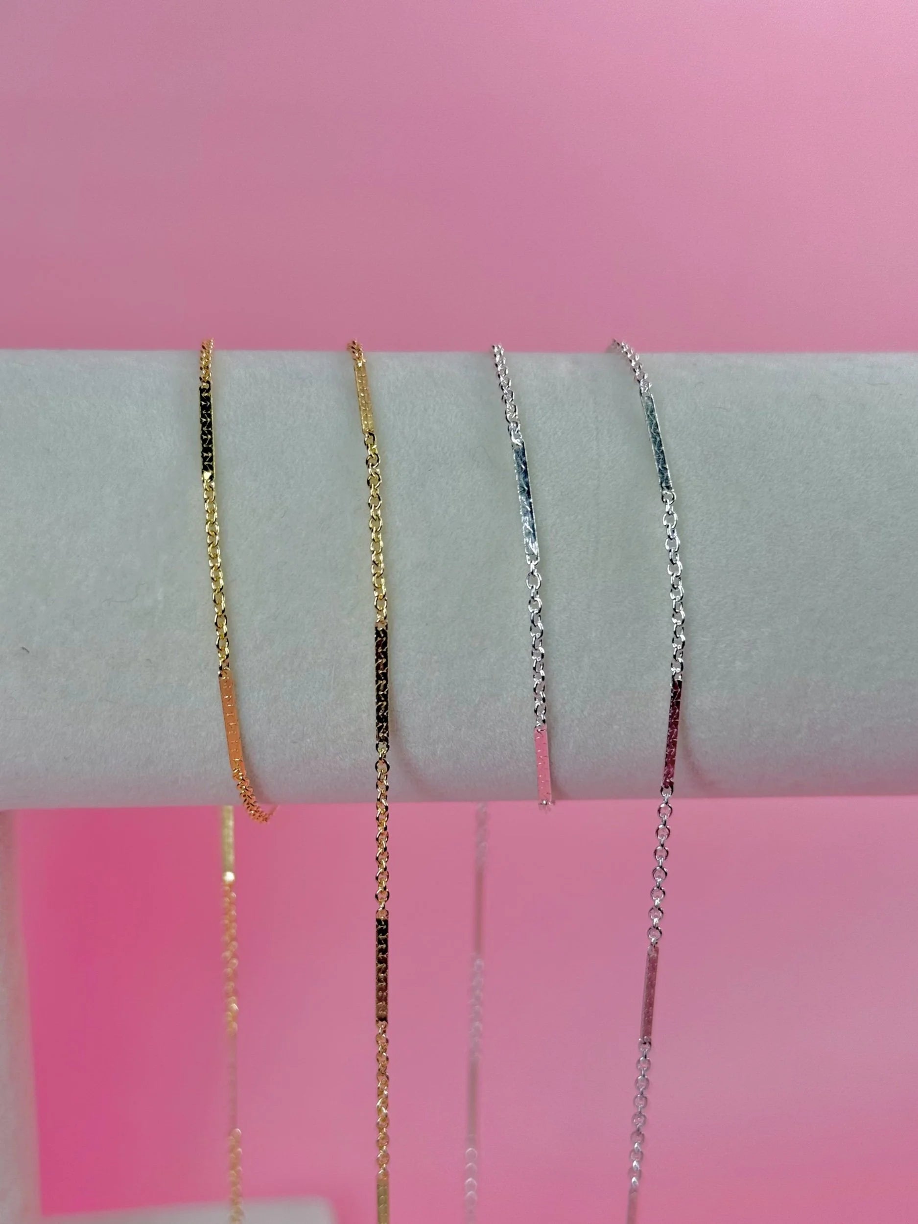 Dapped Bar Cable Chain-SQ5062803