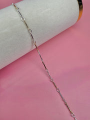 Mixed Metal Bar Chain