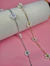 Stainless Steel Pearl Daisy Chain