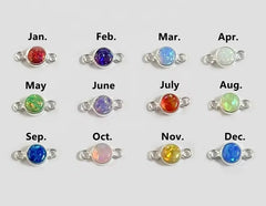 Opal Birthstone Connectors-SQ5972552