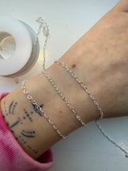 Mini Hammered Heart Chain-SQ9726910