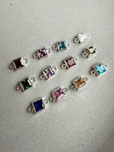 Square Birthstone Connectors-SQ6280768
