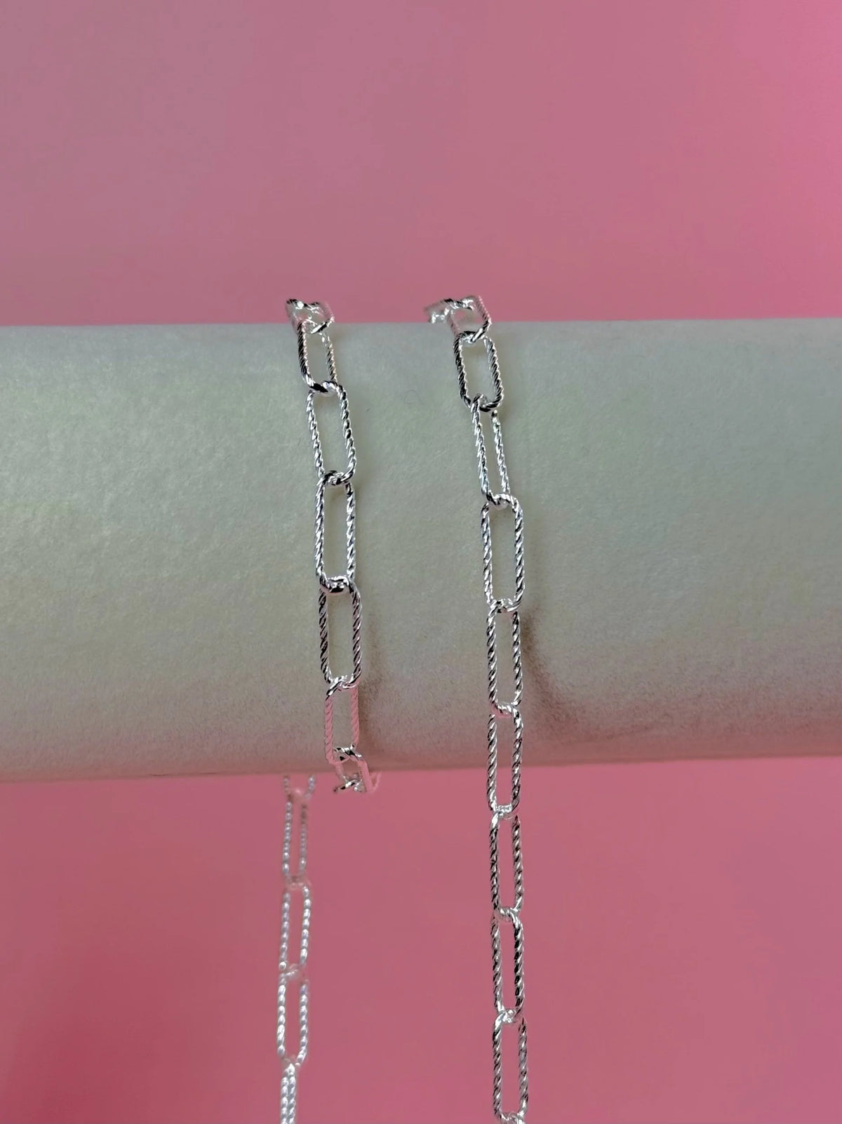 Chunky Sparkle Paperclip Chain