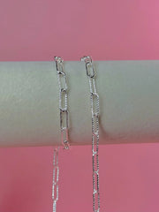 Chunky Sparkle Paperclip Chain