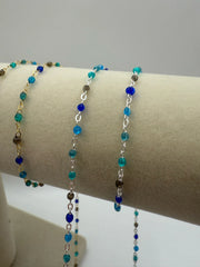 Enamel Cable Chain - Blues-SQ7600467
