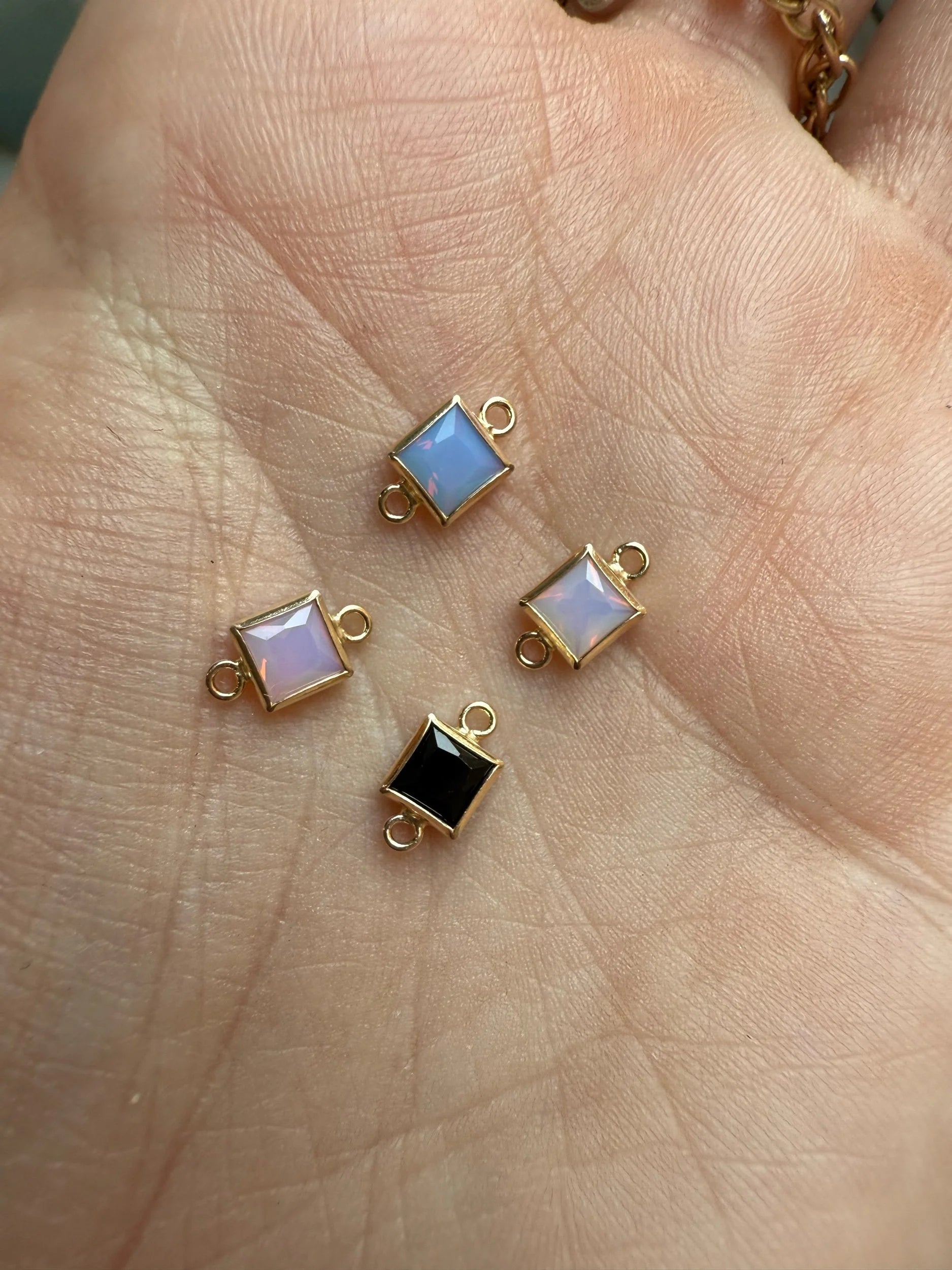 Gold Filled Square Connectors-SQ4283808