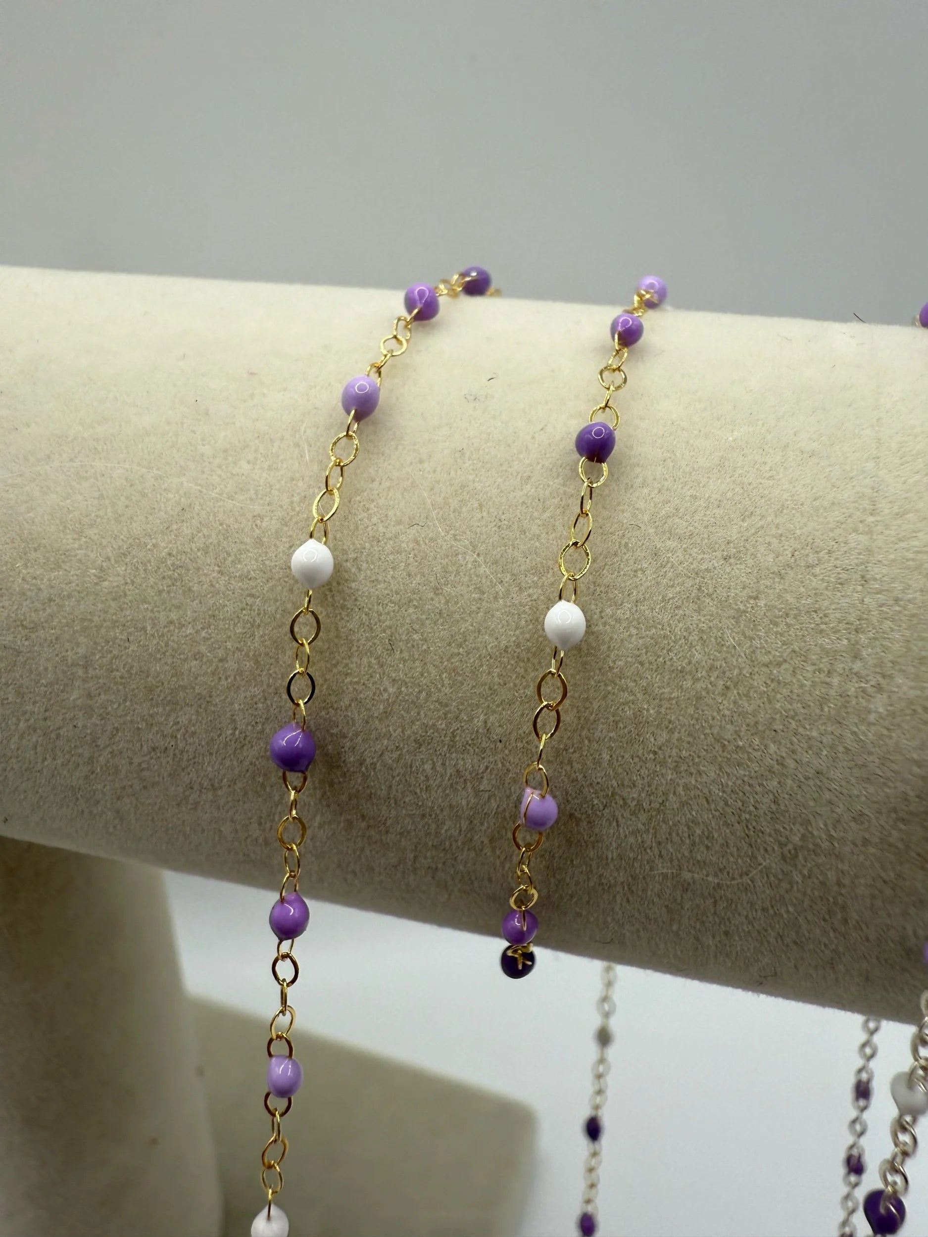 Enamel Cable Chain - Lilac-SQ6550286