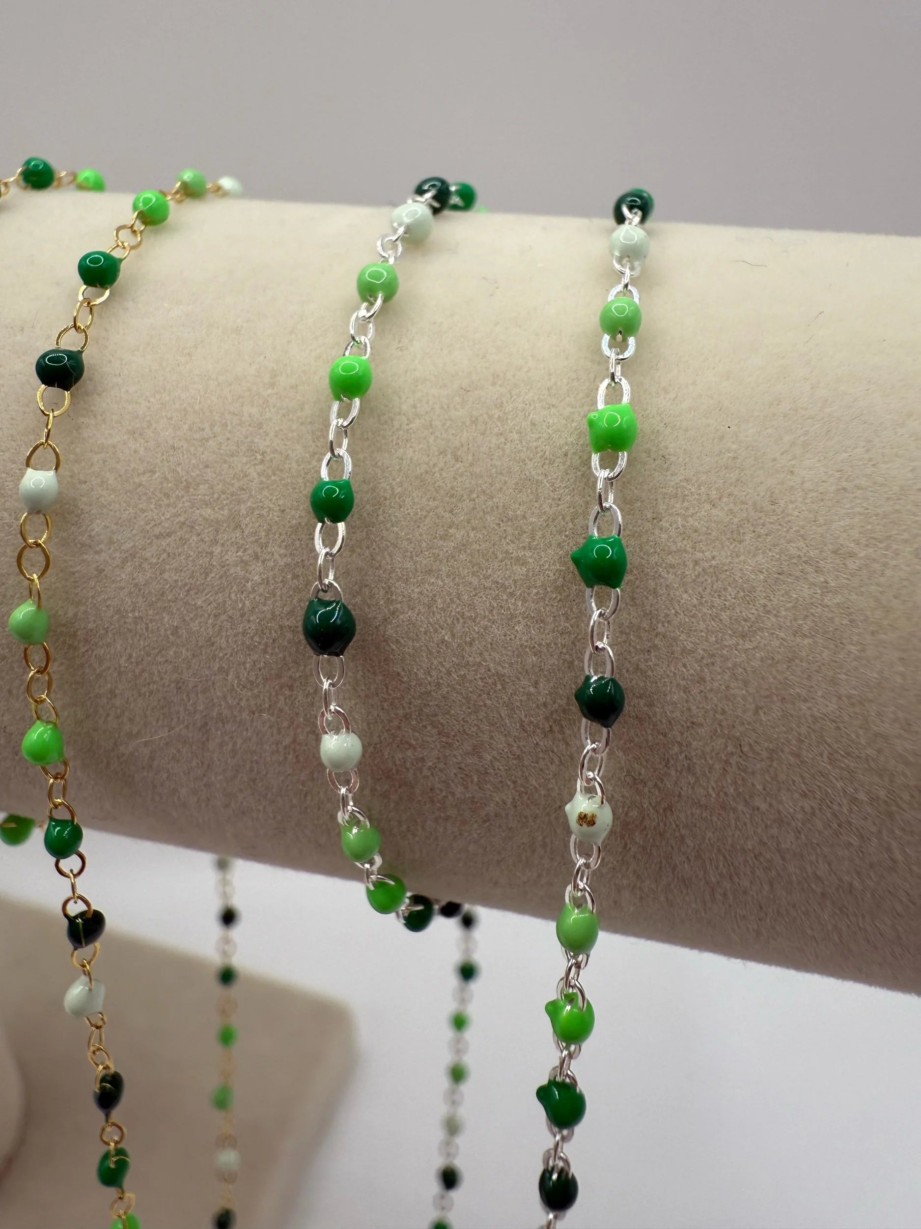 Enamel Cable Chain - Greens-SQ6301387