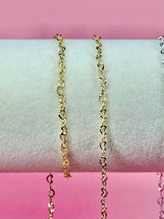 Mini Hammered Heart Chain-SQ9726910