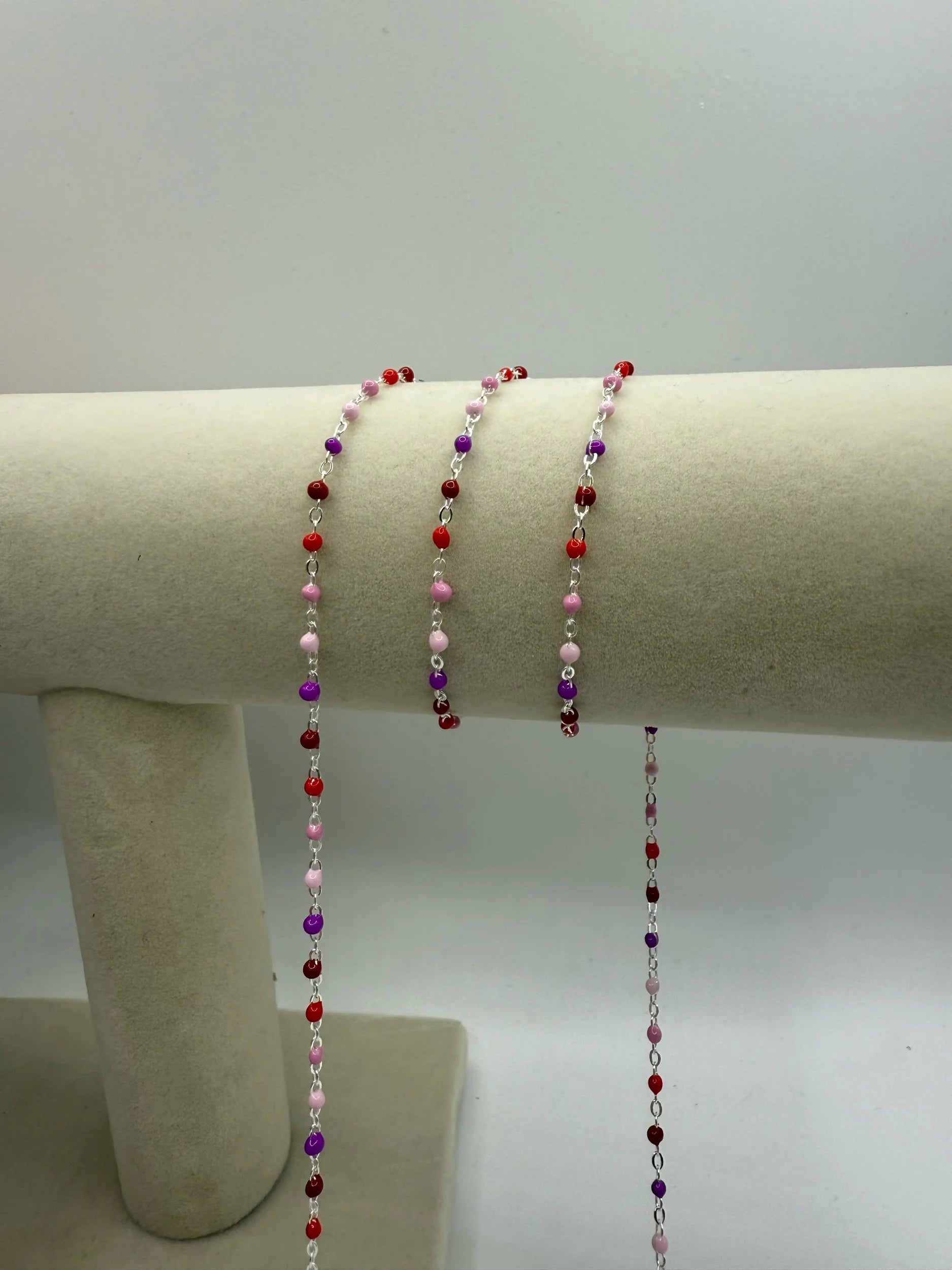 Enamel Cable Chain - Pinks-SQ2138106