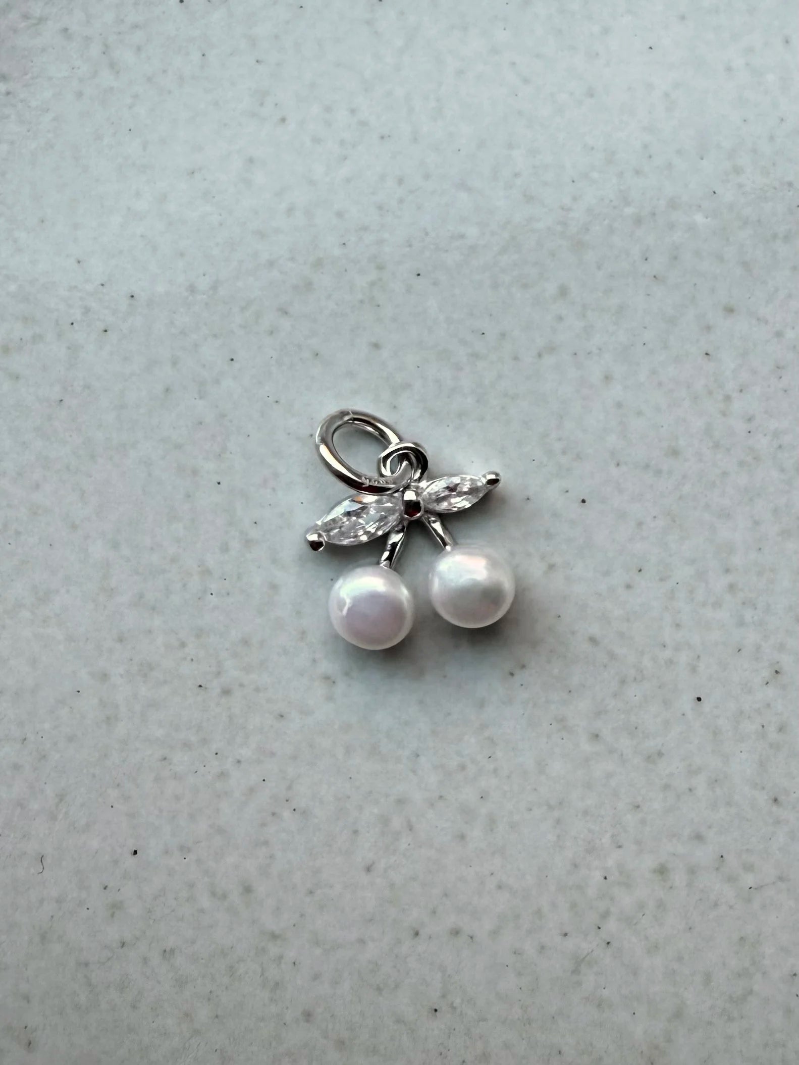 Cherry Pearl Charm
