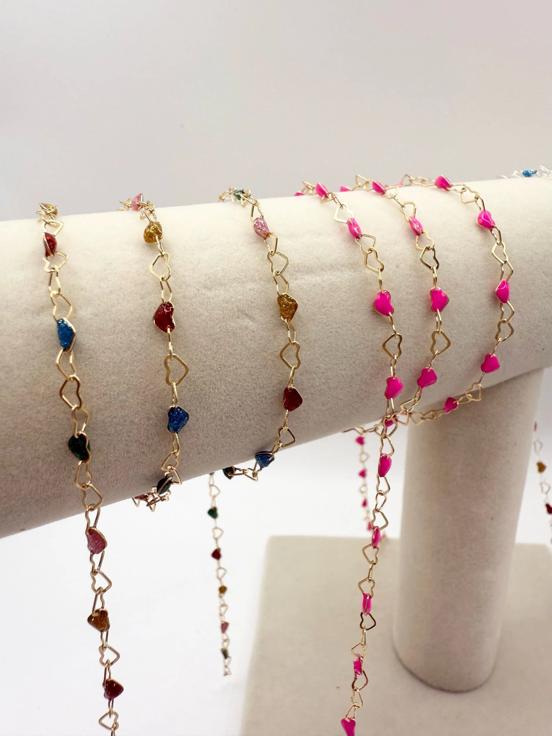 Heart Enamel Chain-SQ6447893