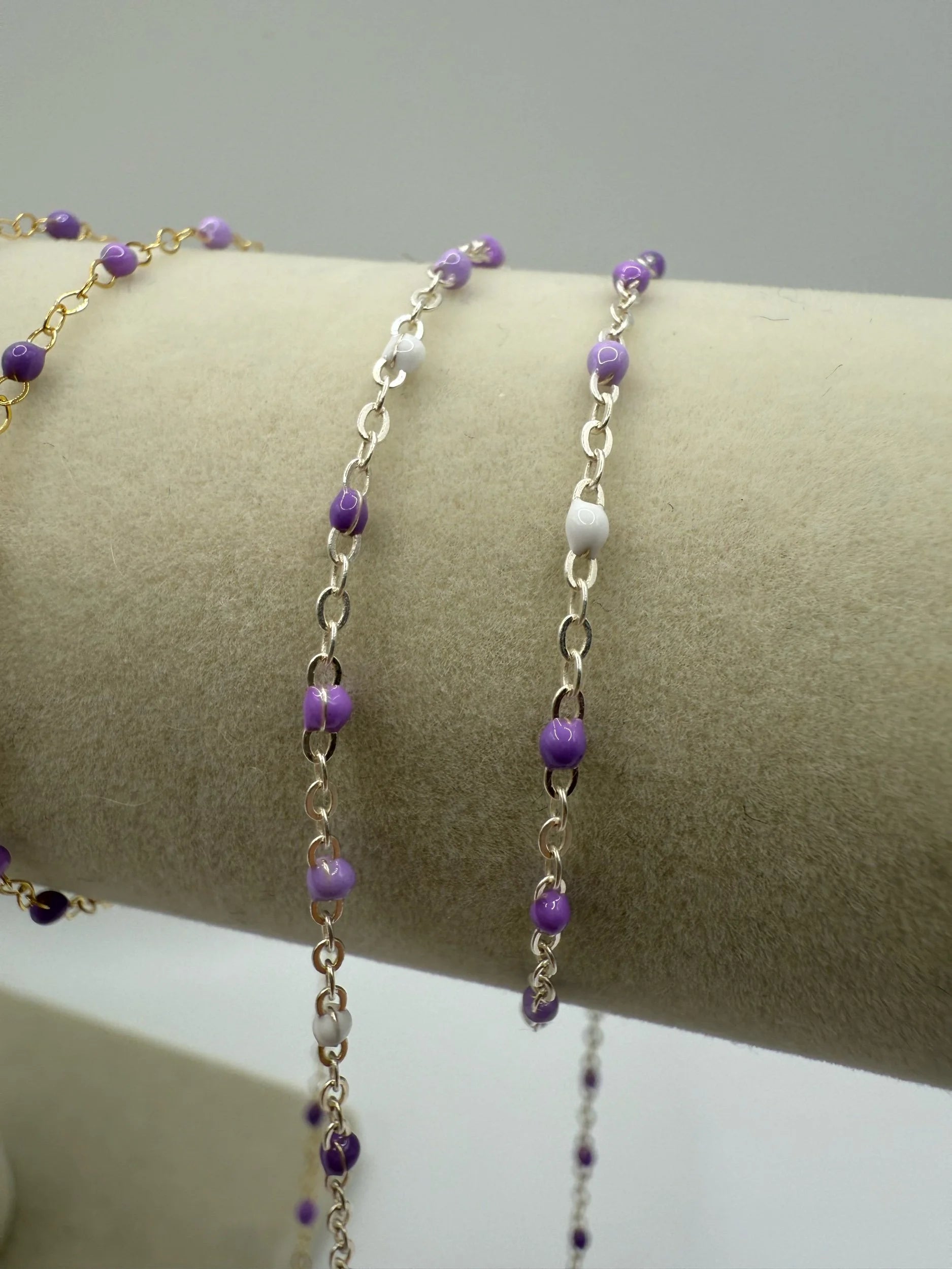 Enamel Cable Chain - Lilac-SQ6550286