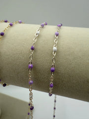 Enamel Cable Chain - Lilac-SQ6550286