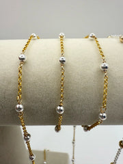 Mixed Metal Satellite Chain with-SQ1443096