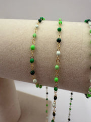 Enamel Cable Chain - Greens-SQ6301387