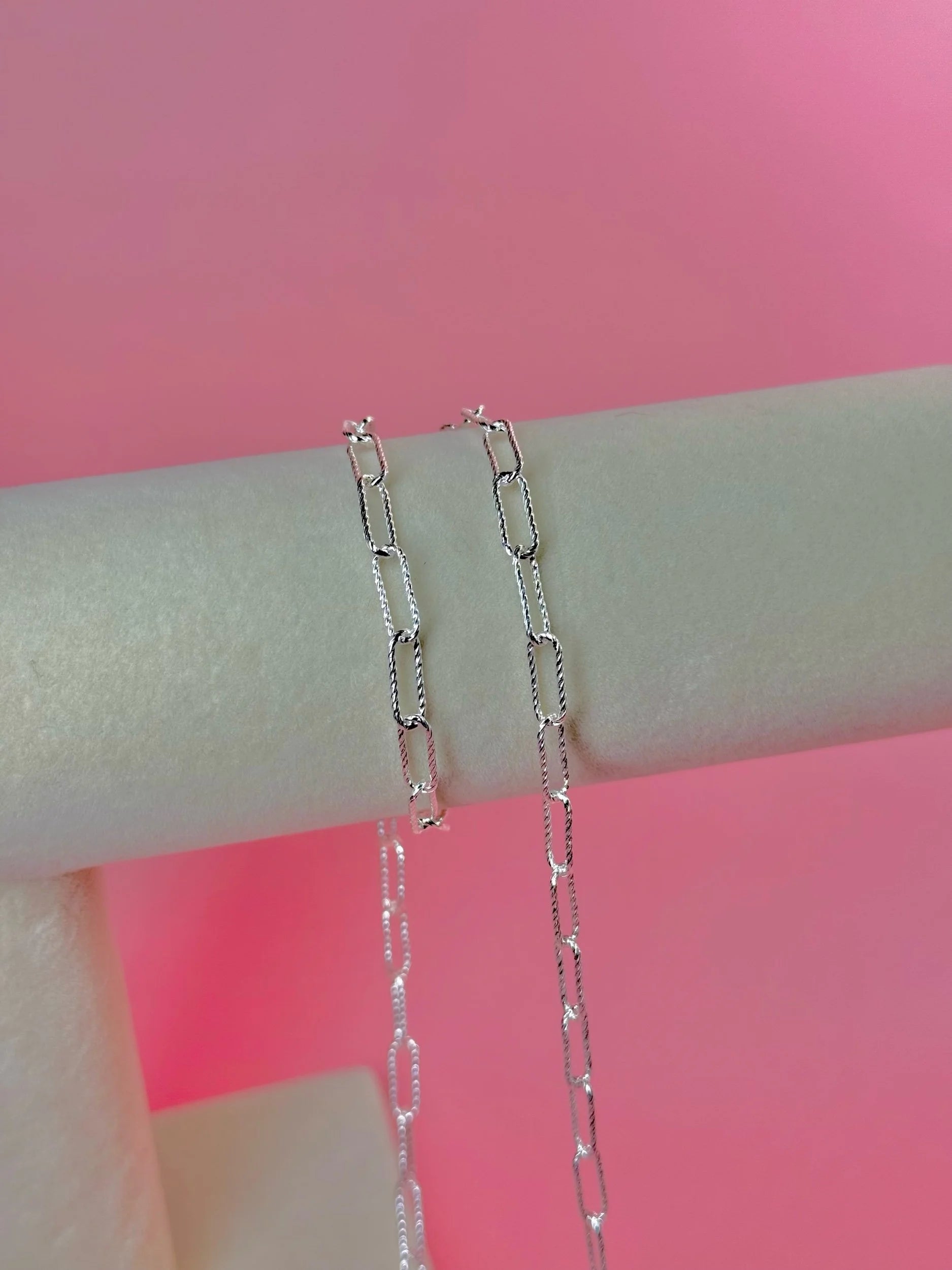 Chunky Sparkle Paperclip Chain