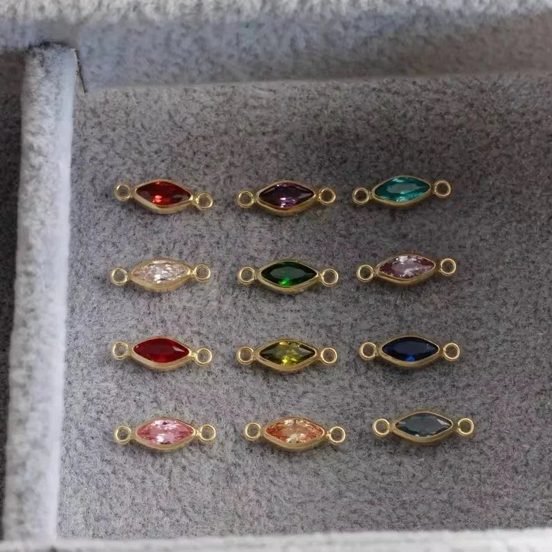 Marquise Birthstone Connectors-SQ9641817