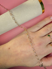 Mixed Metal Chunky Long Cable Chain