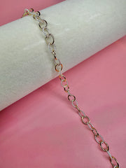 Mixed Metal Chunky Round Cable Chain