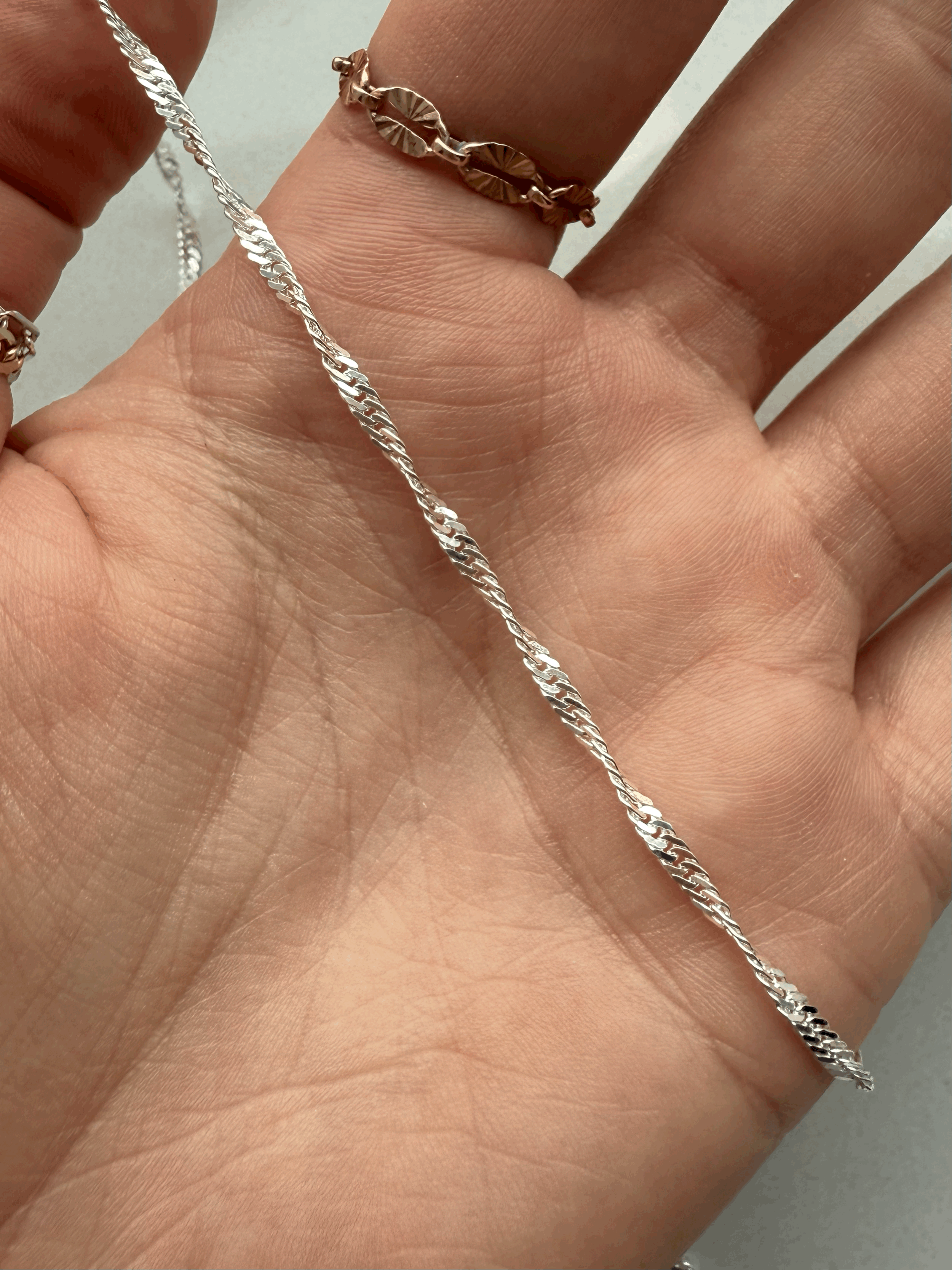 Twisted Curb Chain